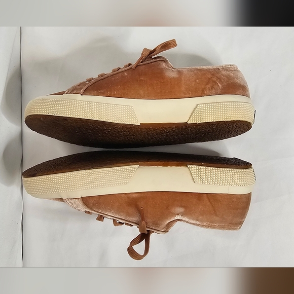 ​Superga 2750 Silk Velvet Sneakers Mauve Floral Embroidered Women’s 8 EU 39 - Picture 5 of 14